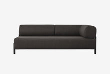 Load image into Gallery viewer, Palo 2-Seater Chaise Black-Brown