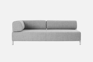 Palo 2-Seater Chaise Grey