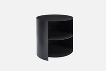 Load image into Gallery viewer, Hide side table bright Black