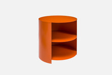 Load image into Gallery viewer, Hide side table bright orange