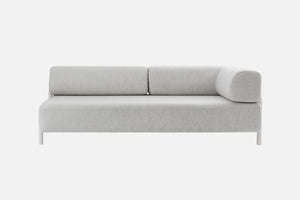 Palo 2-Seater Chaise White